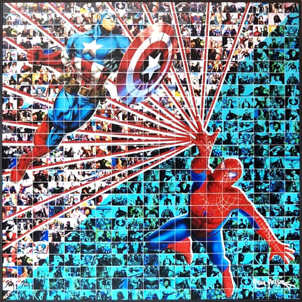 Maria Murgia (1935) - Capitan America e Spiderman