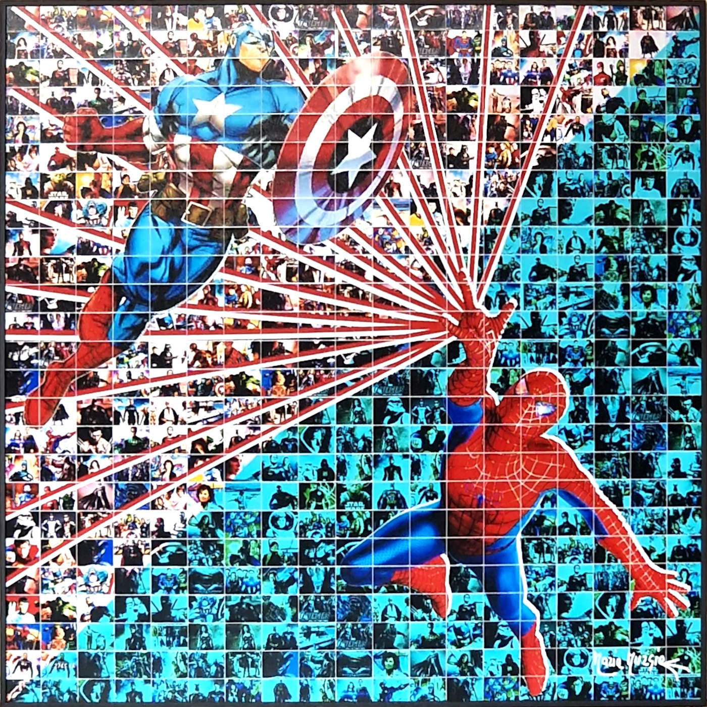 Maria Murgia (1935) - Capitan America e Spiderman