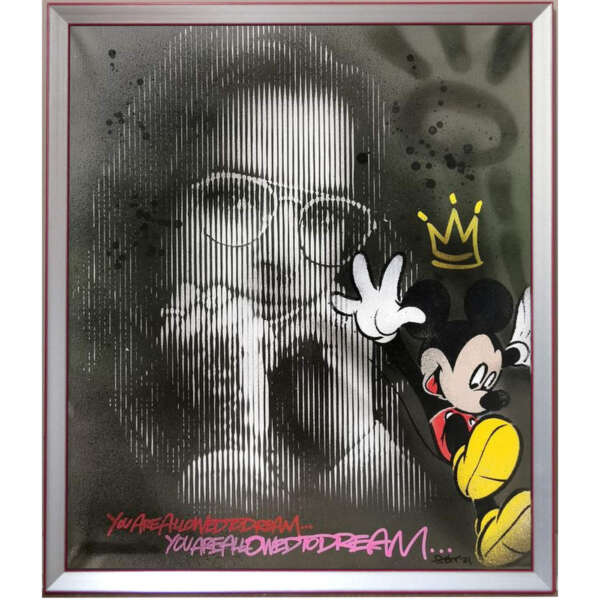 Pnshr (XX-XXI) - "Dreams" - Spray on canvas w/ COA 2021