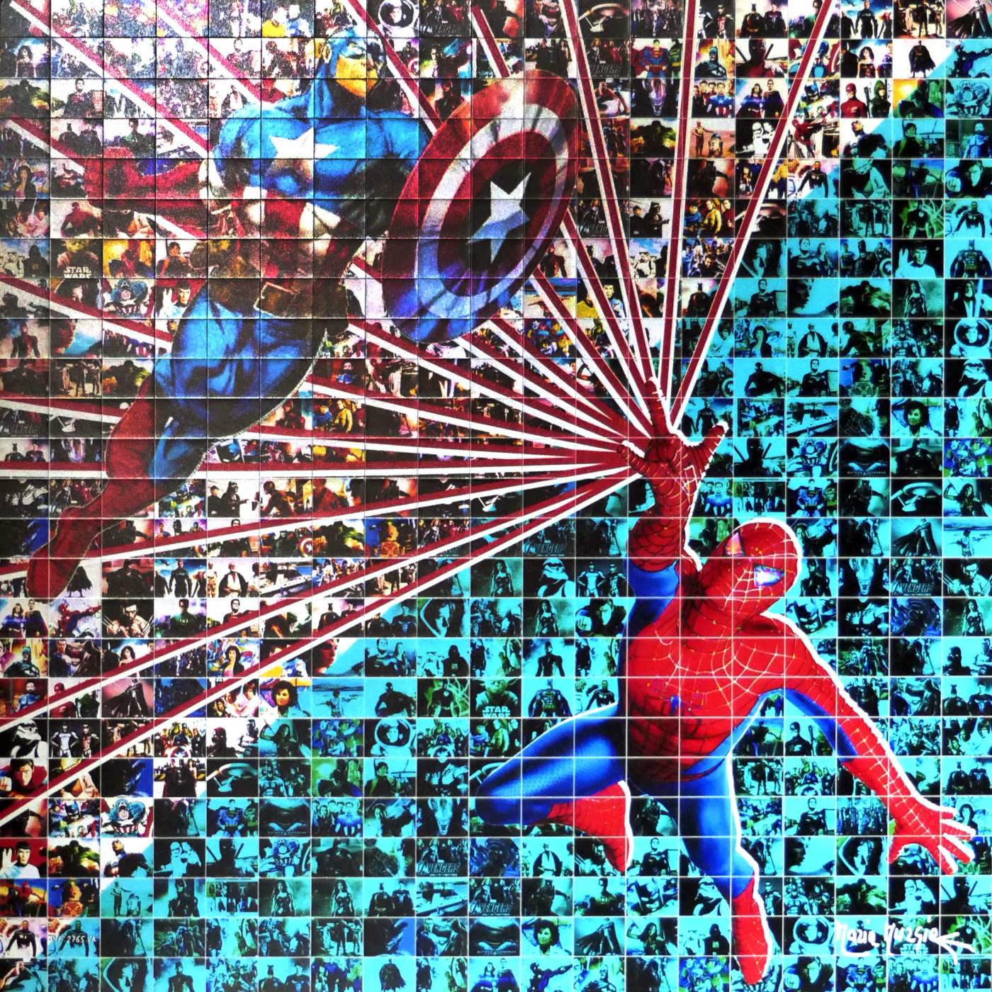 Maria Murgia (1935) - Capitan America e Spiderman – Bild 2