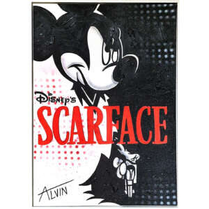 Scarface - Mickey Mouse as "Tony Montana"