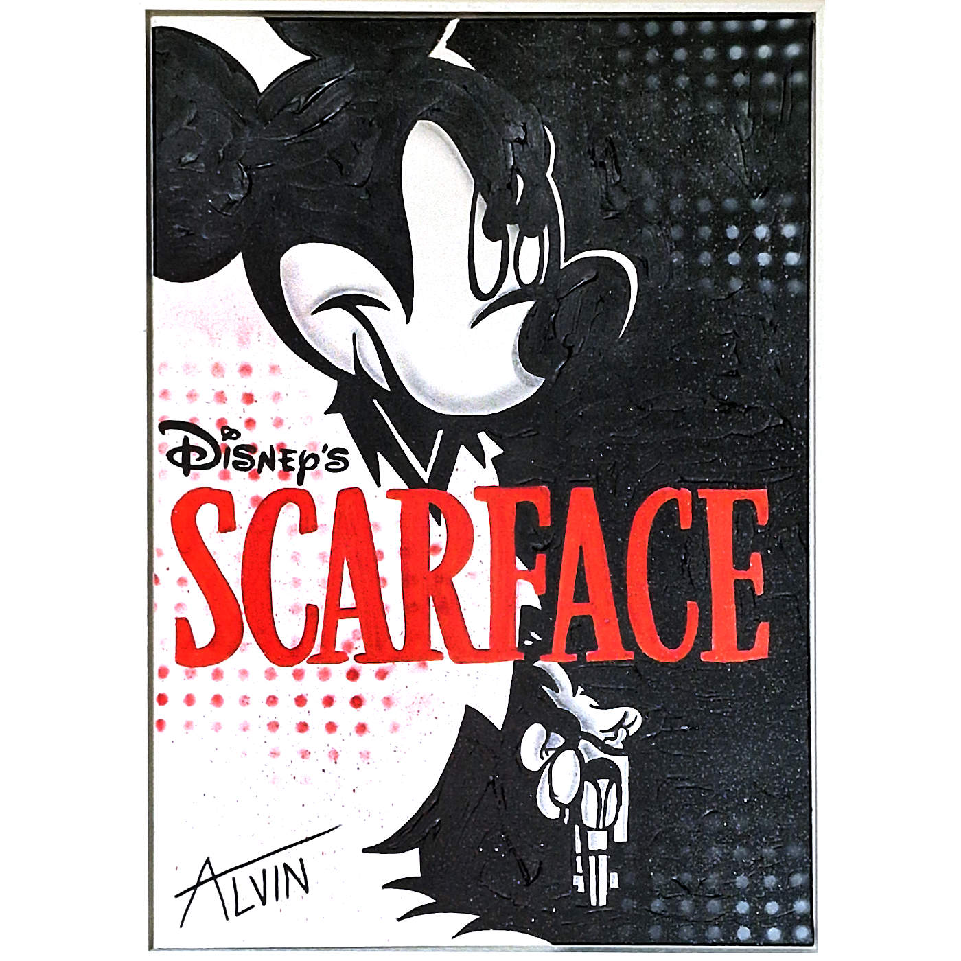 Scarface - Mickey Mouse as "Tony Montana"