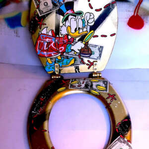 Uncle Scrooge - Toilet Seat No.7 (GOLD)