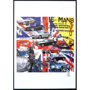 Luc Best Giclée print "Aston Martin Evolution"
