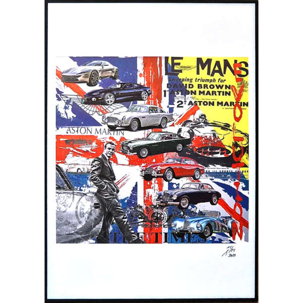 Luc Best Giclée print "Aston Martin Evolution"