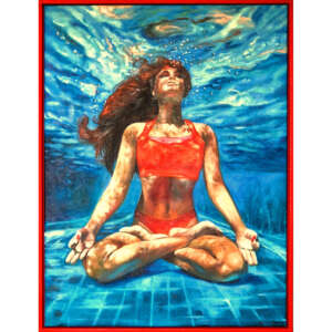 Reinier Alejandro (XX-XXI) - Meditando de la serie Inmersión