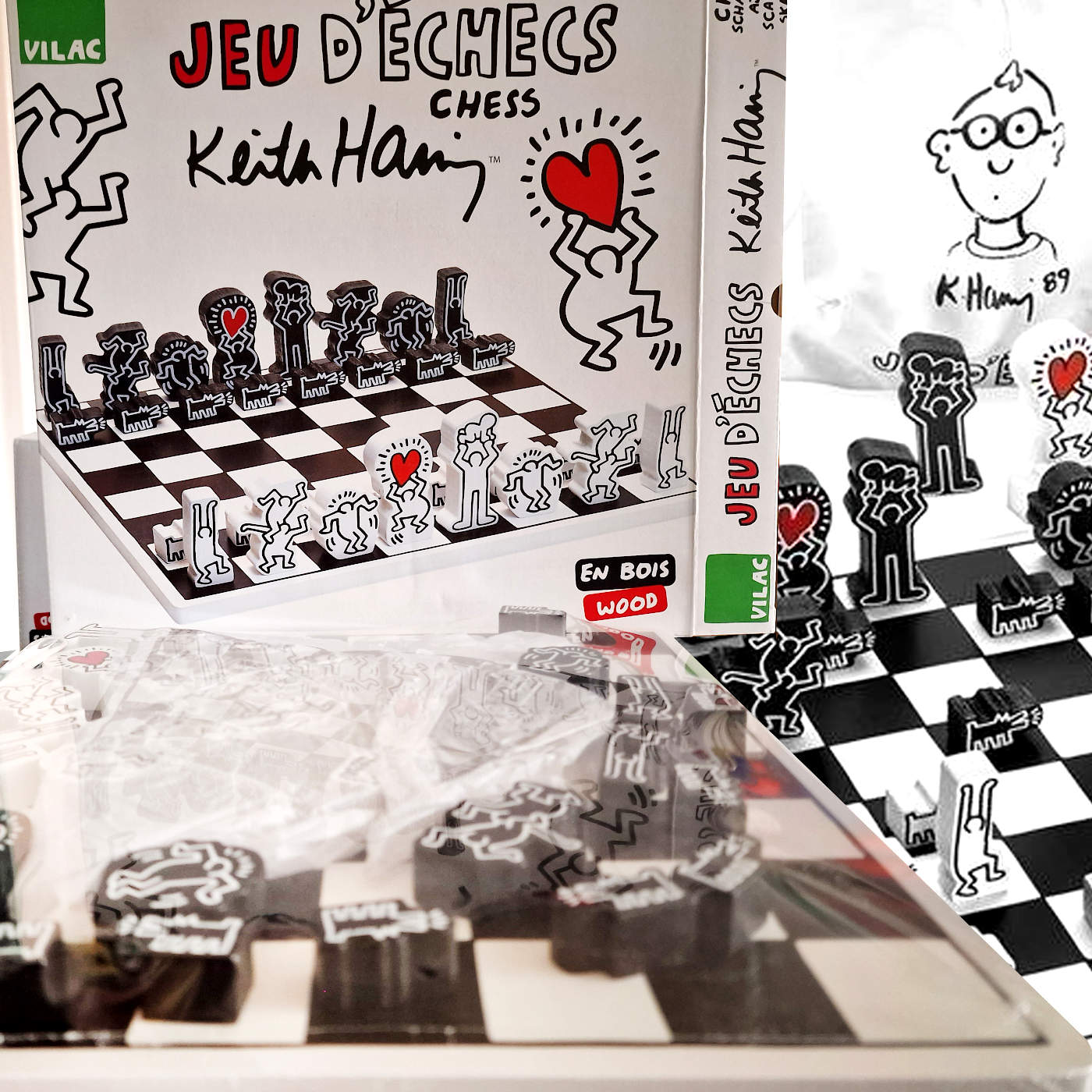 Keith Haring (1958-1990) - Schachspiel 2