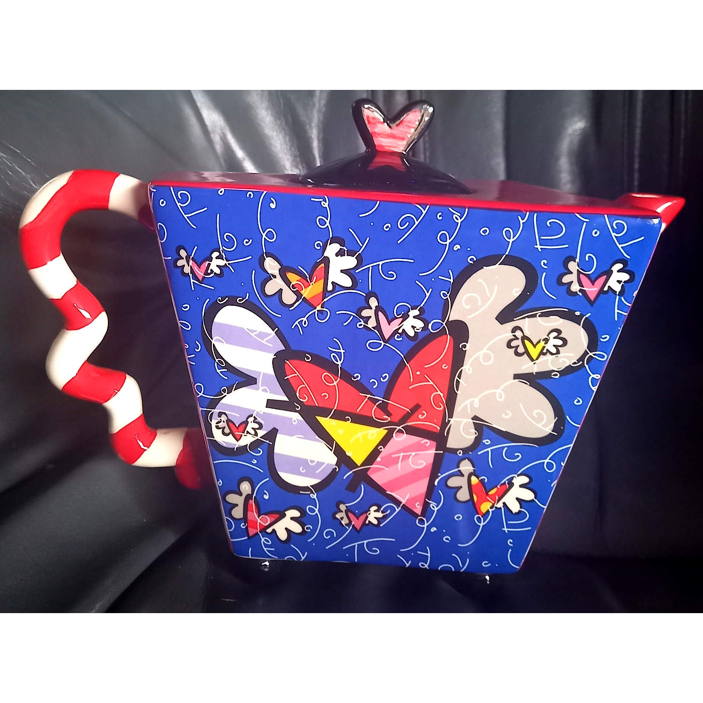 Romero Britto (1963) - Superbe Théière – Bild 2